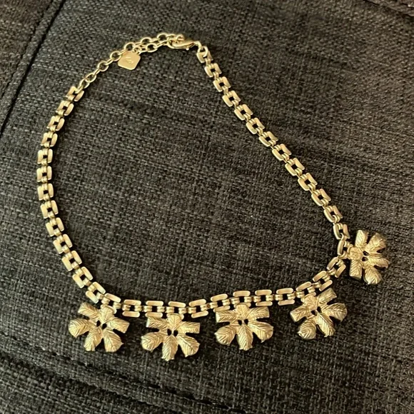 Max & Zoe Gold and Crystal Bib Necklace - Picture 14 of 15